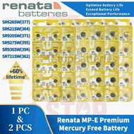 100% Original Renata Premium Battery EOL Optimized Extended Lifetime Swiss Watch Batteries 1.55V 377