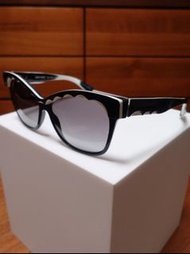 2折 Alain Mikli A05014 307411 Size 57 #復古 黑白色 #蝴蝶型膠鏡框灰漸變色片太陽眼鏡 80% off Alain Mikli A05014 307411 Size