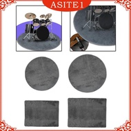 [ Drum Rug Electrical Drum Carpet Stable Drum Mat Protect Your Floor for Electric