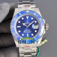 SILVER BLUE ROL SUB AUTOMATIC 40MM WATCH FOR MAN