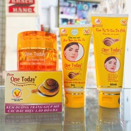 Combo cream to help fade signs of skin aging + facial cleanser + One Today exfoliator (20g + 50ml + 