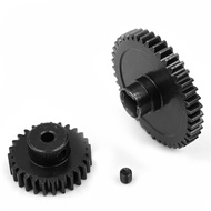 Replacement Metal Differential 42T Gear with 27T Motor Gear RC Parts Compatible with Wltoys 1/18 A96