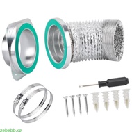 zebebb Heavy Type Magnetic Dryer Vents Includes Wall Mount And 4 In Aluminum Hose