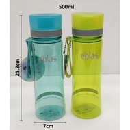 EPLAS MODERN BPA FREE 500ml Water Bottle With Handle, Water Tumbler, Botol Air