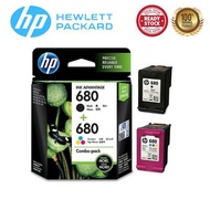 READY STOCK ORIGINAL PRINTER INK HP 680 COMBO (BLACK + COLOUR)