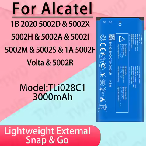 TLi028C1 Large capacity Battery For Alcatel 1B 2020/5002D/5002X/5002H Batteries New High Quanlity