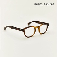 MOSCOT LEMTOSH แว่นกันแดดทรงสี่เหลี่ยมมือทำจากแผ่นไม้สำหรับผู้ชายและผู้หญิง ทรงเรโทรสำหรับสายตาสั้น 