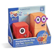 Hand2Mind Numberblocks 1 And 2 Playful Pals Plush Boneka Numberblock