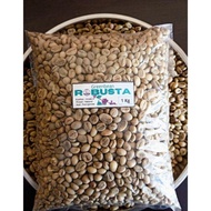 Biji Kopi mentah / greenbean Robusta asli lereng Semeru 1Kg