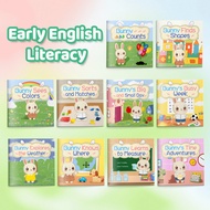 Bunny Early English Literacy — 10-Book Picture Story Set for Toddlers & Preschool—Counting, Colors, 