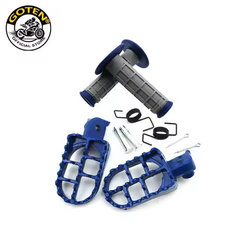 Goten Throttle Handle Grips Footpegs For Yamaha PW50 PW80 TW200 TTR90 TTR90E And Honda XR50R CRF50 C