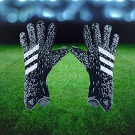 Ready Stock New Latex Goalkeeper Gloves Thickened Football Goalkeeper Gloves Predator Gloves