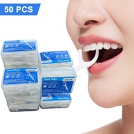 50PCS Dental Floss Toothpick Dental Floss Pick Floss Pick