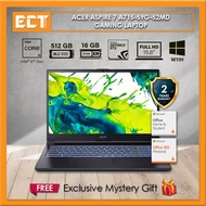 Acer Aspire 7 A715-59G-52MD Gaming Laptop(i5-12450H 4.4GHz,16GB D4,512GB SSD,RTX3050 6GB,15.6'' FHD 