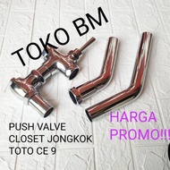 flush valve closet jongkok Toto ce9/kran valve closet jongkok toto