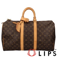 LOUIS VUITTON Kiepol 45 M41428 Monogram WomenBoston bag
 Brown USED