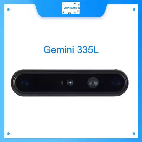 Orbbec Gemini 335L Depth RGB Camera MX6800 ASIC 95mm Baseline IP65 Rated Under 0.8 Percent RMSE at 2