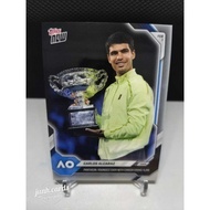 Topps Now Tennis - Carlos Alcaraz - Pantheon: Youngest Ever With Career Grand Slam - 2026