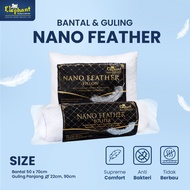 Elephant Nano Feather Pillow + Bolster Set (Synthetic Goose Feather Pillow)