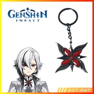 GANTUNGAN Genshin Impact Arlecchino The Knave Keychain
