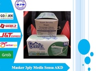 new Masker Medis 3ply Surgical Mask Sensa Masker Kesehatan 1 Box isi
