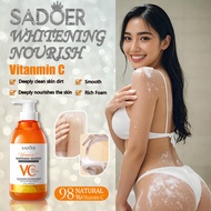 LIFUSHA Beauty SADOER Vitamin C Body Wash 520ml Whitening Shower Gel Long Lasting Moisturizing Brigh