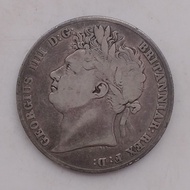 1821年英國半克朗流通銀幣-英國鑄造＊