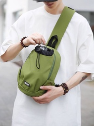 New Style 2025 New Style Korean Version Simple Fashion All-Match One-Shoulder Messenger Bag Men Casu