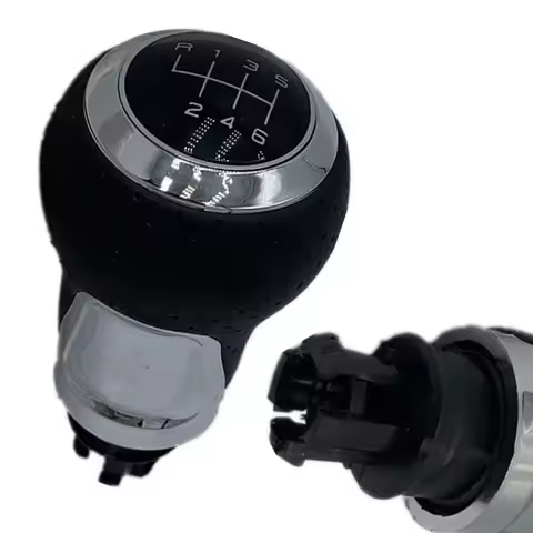 For S4 B8 8K A5 8T Q5 2007-2015 New 6 Speed ​​Leather ABS Shift Knob Manual 6-speed Gear Shift Knob 