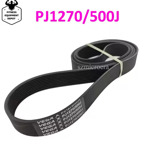 Free shipping VEGA V-Belt PJ1270 500J 4/5/6/7/8 Ribs Treadmill Motor Belt Rubber Multi Groove Belt D