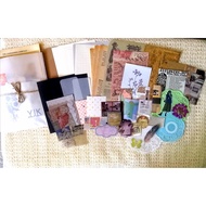 YJK Silver Journal Kit 50pcs - Scrapbook Journal Kit Vintage Aesthetic