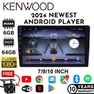 READY [6 +64 ] KENWOOD 2025 NEWEST ANDROID PLAYER "9"10 INCH QUAD CORE CAR MULTIMEDIA MP5 PLAYER