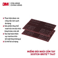 [Chính hãng] Bùi nhùi đa năng cầm tay 3M Scotch-Brite 7447 kích thước 150x230mm chà nhám chà nồi rửa