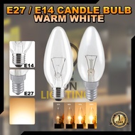 E27 E14 Filament C35 dimmable candle bulb Warm white