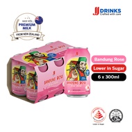 JJ Bandung Rose Milk Drink 300ml x 6cans