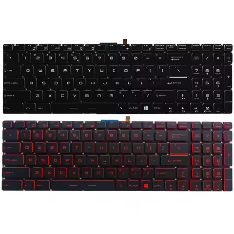 Russian/US/UK/Spanish laptop keyboard For MSI GP72 GL62 GL72 GP72MVR GL62M 7RD GL62MVR GL72M GL73 WS
