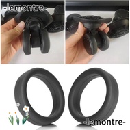 LEMONTRE 3Pcs Rubber Ring, Silicone Thick Flat Luggage Wheel Ring, Durable Flexible Stretchable Diameter 35 mm Wheel Hoops Luggage Wheel