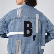 เสื้อแจ็คเก็ตยีนส์ สีน้ำเงิน B Jacket Blue Jeans