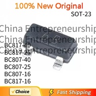 10PCS BC817-40 BC817-25 BC807-40 BC807-25 BC807-16 BC817-16 Wholesale Chip ic