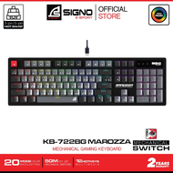 คีย์บอร์ด Signo รุ่น KB-722 Marozza Hotswap พร้อม Software Marco Red Blue Brown Switch มีประกัน