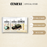 Combo 12 Gói Rong Biển Ăn Liền GENKAI Truyền Thống 4g