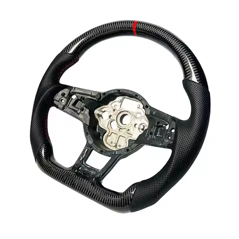 Factory Direct Sales Suitable for VW Golf 7 7.5 GTI MK7 Carbon Fiber Steering Wheel for MK7 High Qua