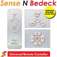 Sense N Bedeck Universal Remote Controller + LED Torch Function + Wall Mount Bracket