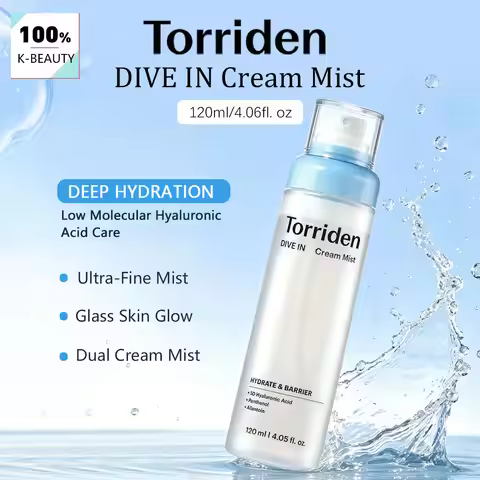 Torriden DIVE IN Cream Mist 120ml,Milky Spray Film,Non-Sticky Dew Film,Whipped Cream Spray,Korean Sk