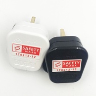 3 Pin 13A Safety Mark Fuse Adapter