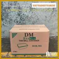 Thinwall DM 200ml Rectangle Isi 16pak / 1 Dus