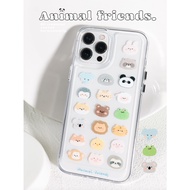 Animated Zoo Animals iPhone Case