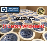 1 Box MASKING TAPE _ 20 Yards (12mm/18mm/24mm/36mm/48mm/72mm) Directly Factory Wholesales Price