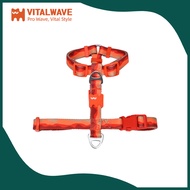 VITALWAVE H-Harness Chest Strap | Sunset Orange Glow
