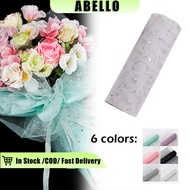 Snow Dot Gauze Bouquet DIY Wrapper 50cmx3.6m Snow Dot Gauze Bouquet Packaging